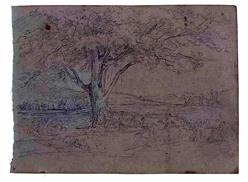Paesaggio con albero - Musei Civici, Reggio Emilia